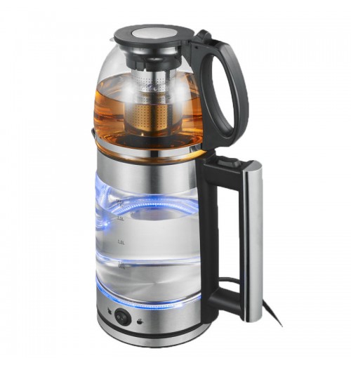 Hot Sale 1.8 L Glass Electric Kettle Samovar Double Turkish Tea Maker Glass Teapot Set Electric Glass kettles Hot Sale 1.8 L Glass Electric Kettle Samovar Double Turkish Tea Maker Glass Teapot Set Electric Glass kettles
