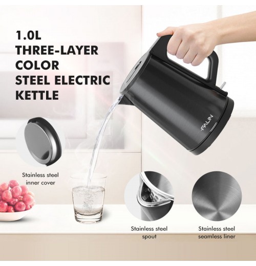 FALIN Electric kettle 304 stainless steel 1L Automatic household FL-3302 FALIN Electric kettle 304 stainless steel 1L Automatic household FL-3302
