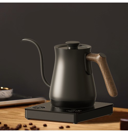 304 Stainless Steel 0.7L 1000W Black Digital Smart Pour Over Coffee Tea Electric Gooseneck Kettle 304 Stainless Steel 0.7L 1000W Black Digital Smart Pour Over Coffee Tea Electric Gooseneck Kettle